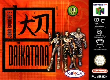 John Romero's Daikatana (Europe) (En,Fr,De) box cover front